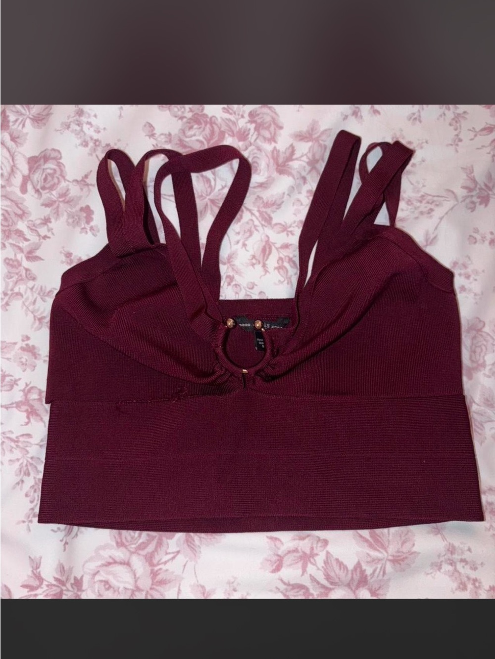 Guess bandage top with a cute ring detail